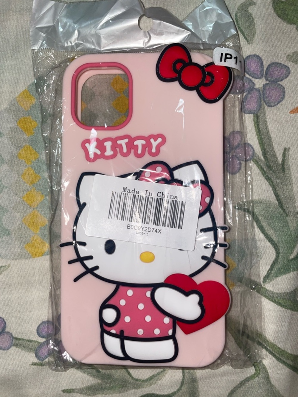 Pink Kitty iPhone Case with Heart - Picture 6 of 8